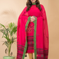 Chilli Red Mercerized Cotton 2-Piece Set Kurti & Dupatta (UNSTITCHED) -098