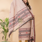 Cream Brown Mercerized Cotton 2-Piece Set Kurti & Dupatta (UNSTITCHED) -200