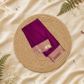 Mysore Silk Saree With Wine Purple