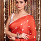 Ginger Orange Handloom cotton-058
