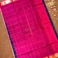 Pure Handloom Korvai Saree | Dark Blue
