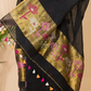 Smokey Black Linen X Linen 2-Piece Set Kurti & Dupatta (UNSTITCHED) -099