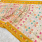 Pure Banarasi Exclusive Ektara Kora JAMDANI Tilfi saree | Off-White