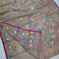 Handwoven Pure Handwoven Pure Muslin Saree |  Brown