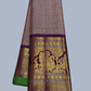 Pure Handwoven Gadwal Silk Saree With Mulberry Purple - 030