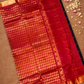 Pure Handloom Korvai Saree | Dark Blue