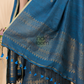 Classic Blue Organic Linen 2-Piece Set Kurti & Dupatta (UNSTITCHED) -084