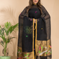 Royal Black Linen X Linen 2-Piece Set Kurti & Dupatta (UNSTITCHED) - 008