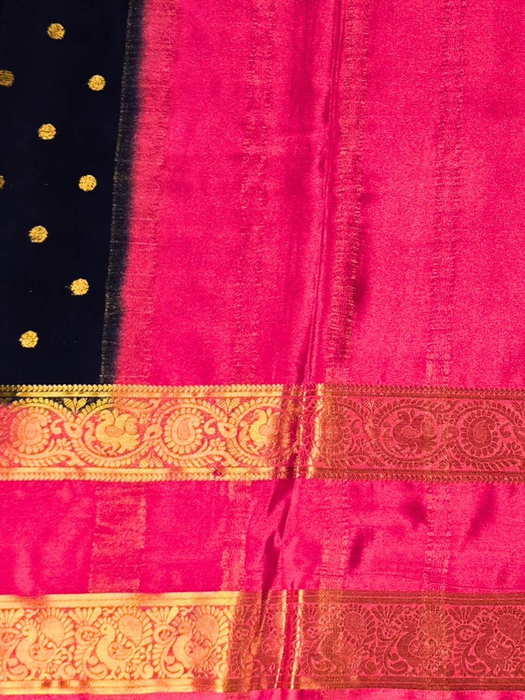 Classic Mysore Silk Saree  |  Dark Blue
