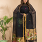 Royal Black Linen X Linen 2-Piece Set Kurti & Dupatta (UNSTITCHED) - 008