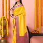 Classic Benarasi Semi Silk Saree | Mustard Yellow