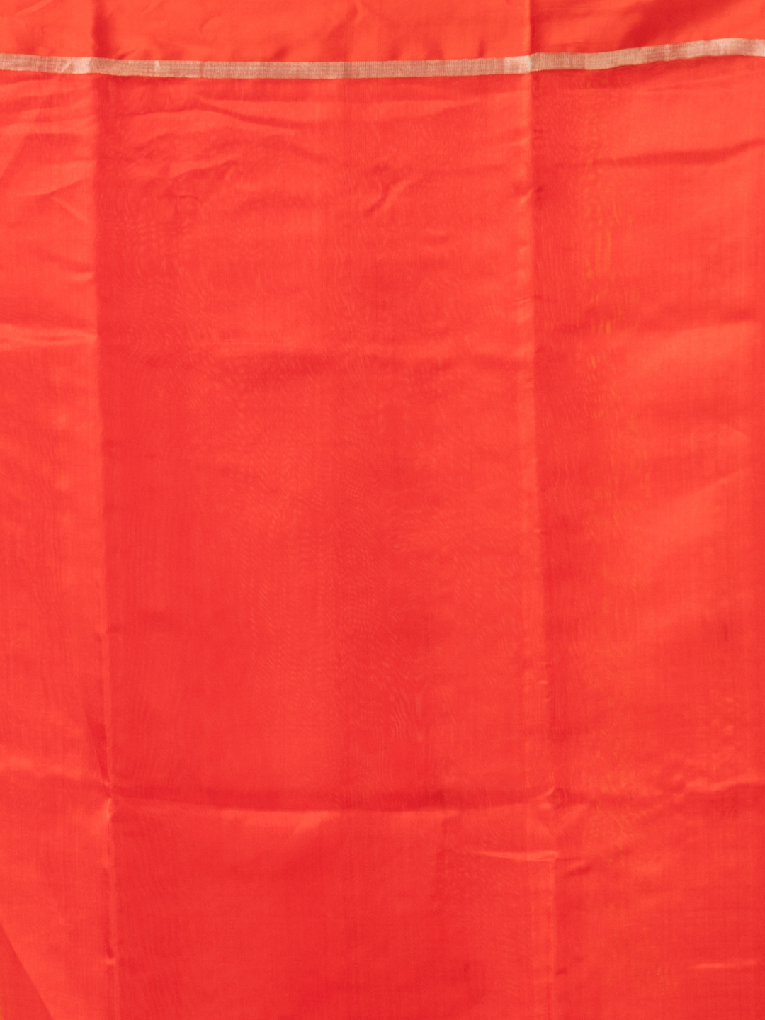 Handwoven Chanderi Silk Saree | Classic Red