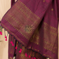 Dark Pink Organic Linen 2-Piece Set Kurti & Dupatta (UNSTITCHED) -093