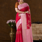 Classic Benarasi Semi Silk Saree | Classic Red