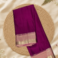 Classic Mysore Silk Saree  |  Wine Purple