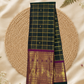 Handwoven Pure Gadwal Silk Saree  | Dark Green