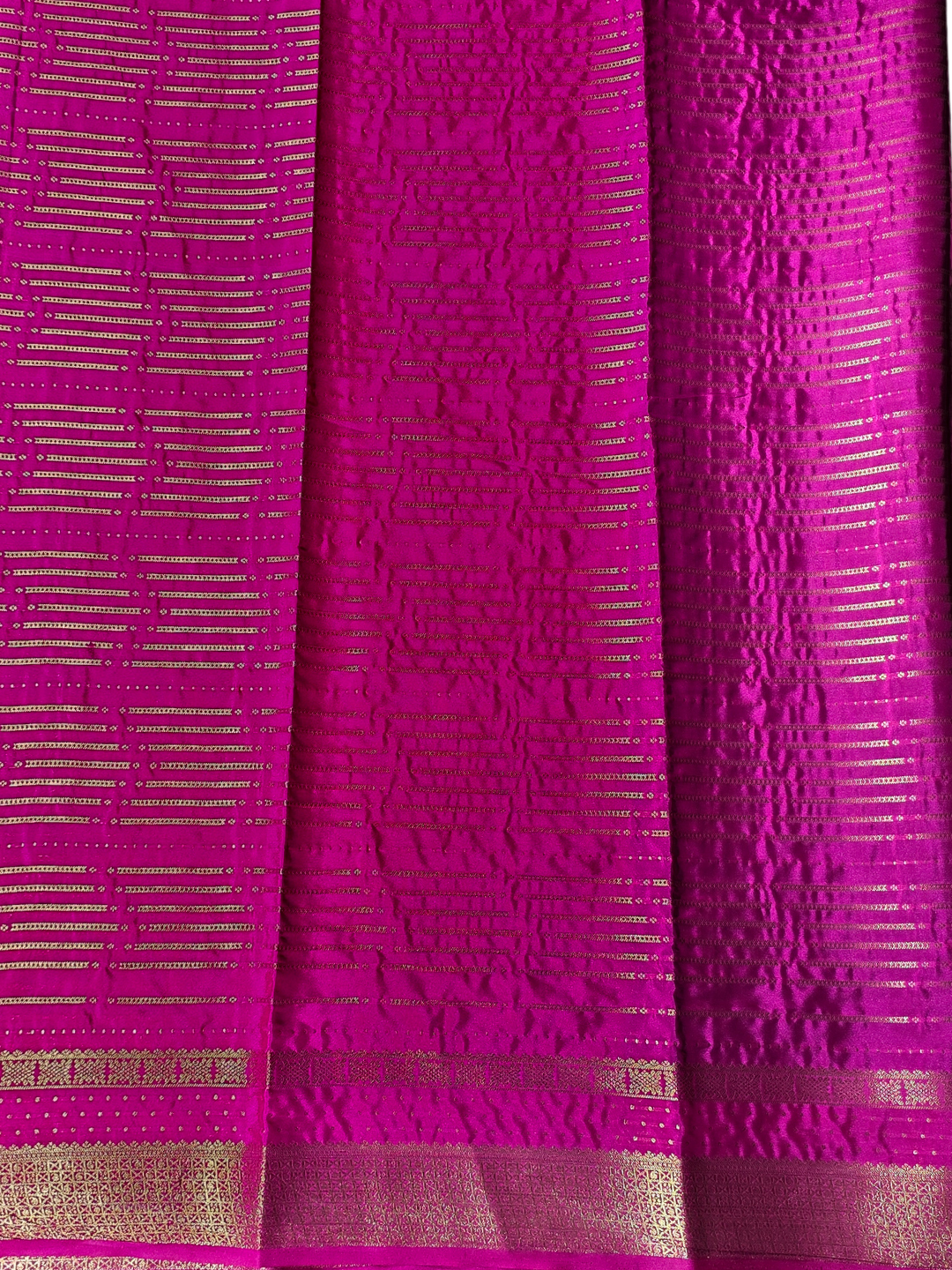 Classic Mysore Silk Saree  |  Navy Blue