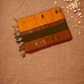 Chettinad Cottton Saree With Orange