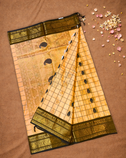 Chettinad Cotton Saree  |  Sand Beige