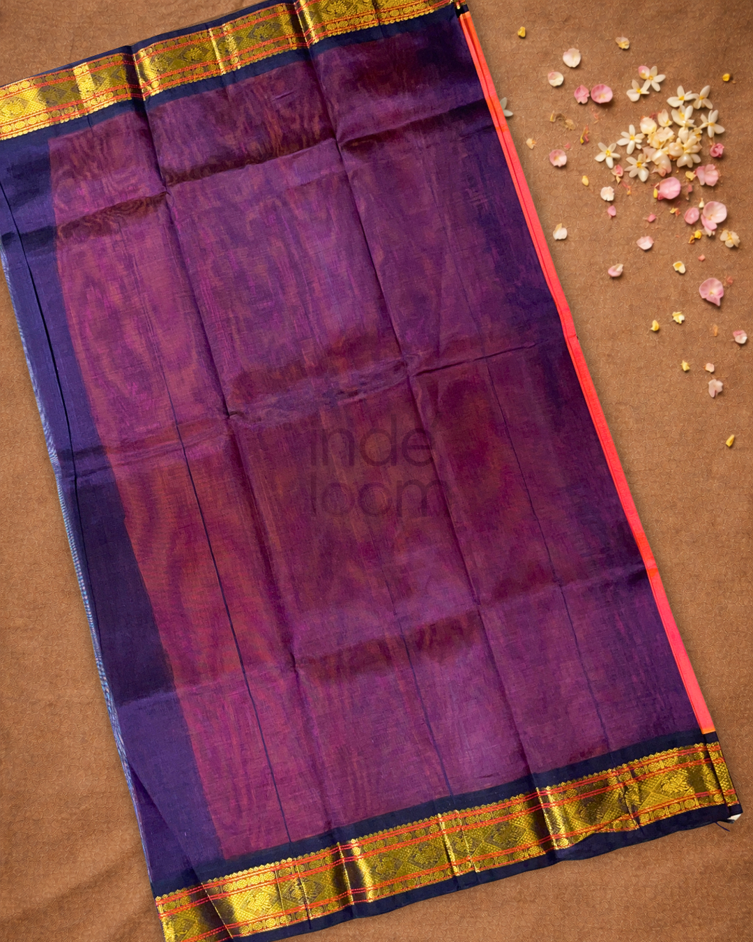 Pure Handloom Korvai Saree | Imperial Red