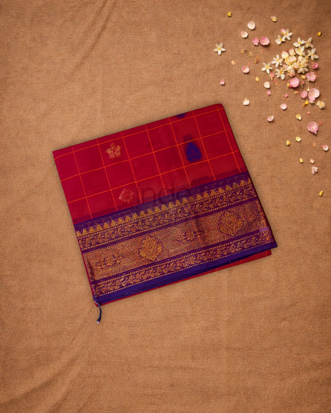 Chettinad Cottton Saree With Rose Pink