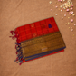 Chettinad Cottton Saree With Burnt Orange