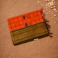 Chettinad Cottton Saree With Orange