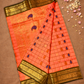 Chettinad Cottton Saree With Orange