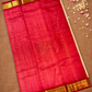 Pure Handloom Korvai Saree | Pastel Red