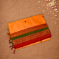 Chettinad Cottton Saree With Orange