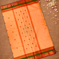 Chettinad Cottton Saree With Orange
