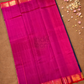 Pure Handloom Korvai Saree | Peacock Blue