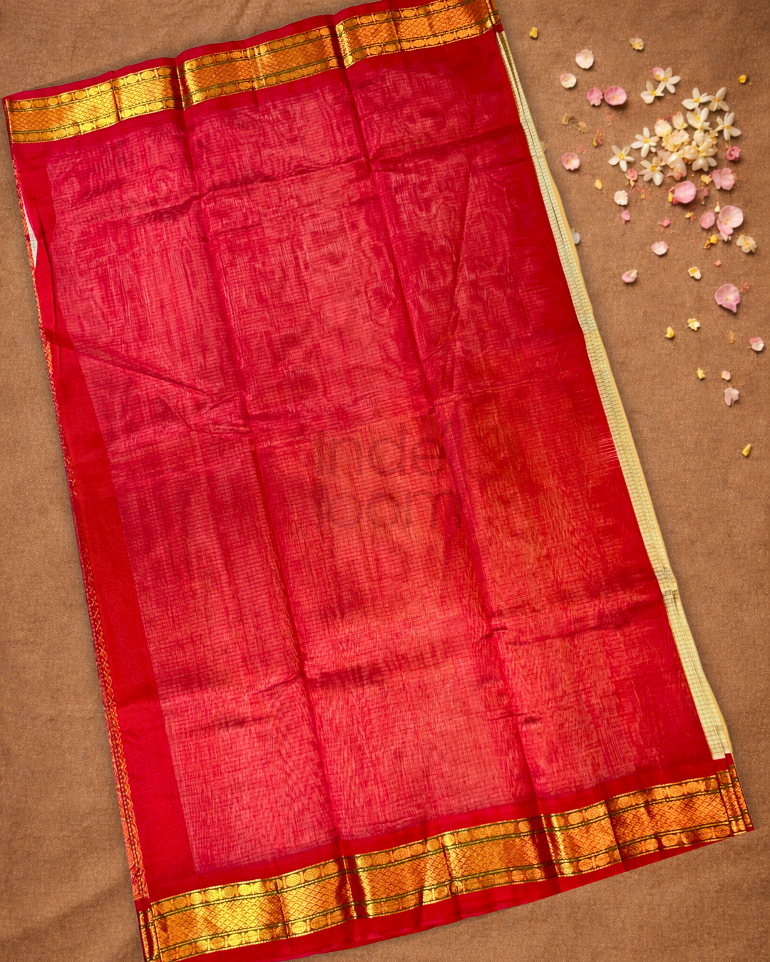 Pure Handloom Korvai Saree | Pista Green