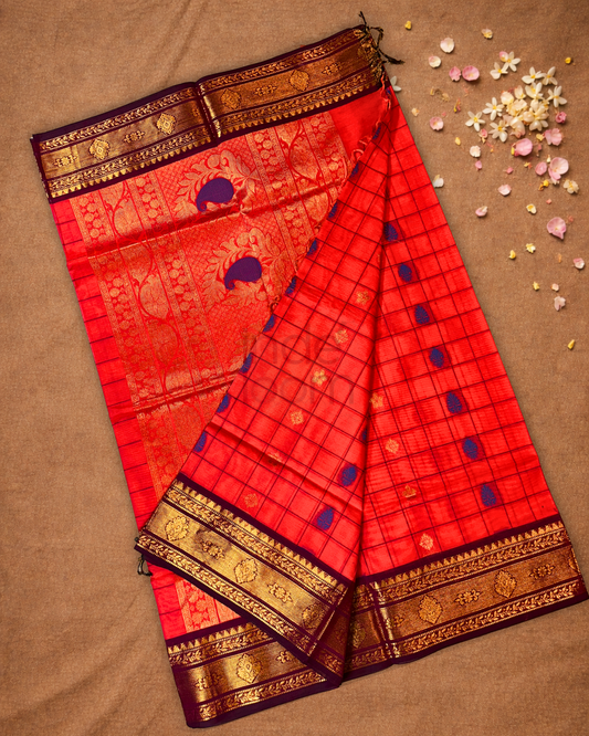 Chettinad Cotton Saree  |  Watermelon Pink