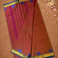 Chettinad Cottton Saree With Peach Pink