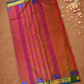 Chettinad Cottton Saree With Peach Pink