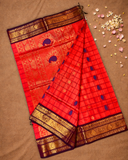 Chettinad Cottton Saree With Bright Pink