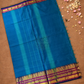 Chettinad Cottton Saree With Sea Blue