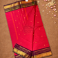 Chettinad Cottton Saree With Red