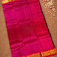 Pure Handloom Korvai Saree | True Black