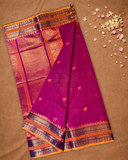 Chettinad Cottton Saree With Purple