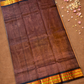 Pure Handloom Korvai Saree | Pale Orange