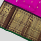 Handwoven Pure Gadwal Silk Saree  |  Magenta Pink