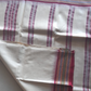 Beige & Wine Red Handloom Vidarbha Tussar Silk Saree with Multicolor Contrast Border -065