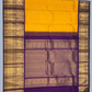 Pure Handwoven Gadwal Silk Saree Dark Yellow - 195
