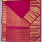 Pink Red Pure Handwoven Gadwal Silk Saree -202