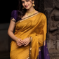 Maheshwari Silk Cotton Saree – Festive Elegance | Mustard Yellow
