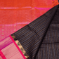 Pure Handloom Korvai Saree | Rich Chocolate Brown