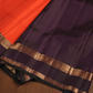 Silk Mark Certified Handloom Kanjivaram Silk Saree  |  Burnt Orange