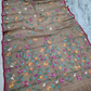 Handwoven Pure Handwoven Pure Muslin Saree |  Brown